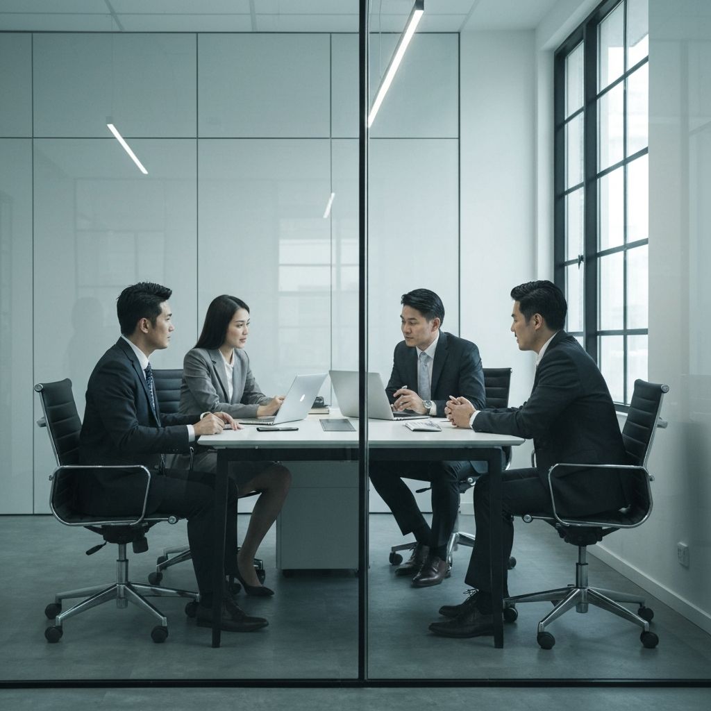 HYCO Consulting team in strategic business meeting